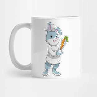 Rabbit as Cook with Carrot Mug